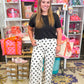 Polka Dot Print Loose Pant