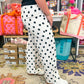 Polka Dot Print Loose Pant