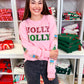 Sequin "Holly Jolly" Sweatshirt