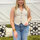 Nora Striped Vest