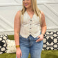 Nora Striped Vest