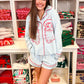 Santa Embroidery Knit PJ Set
