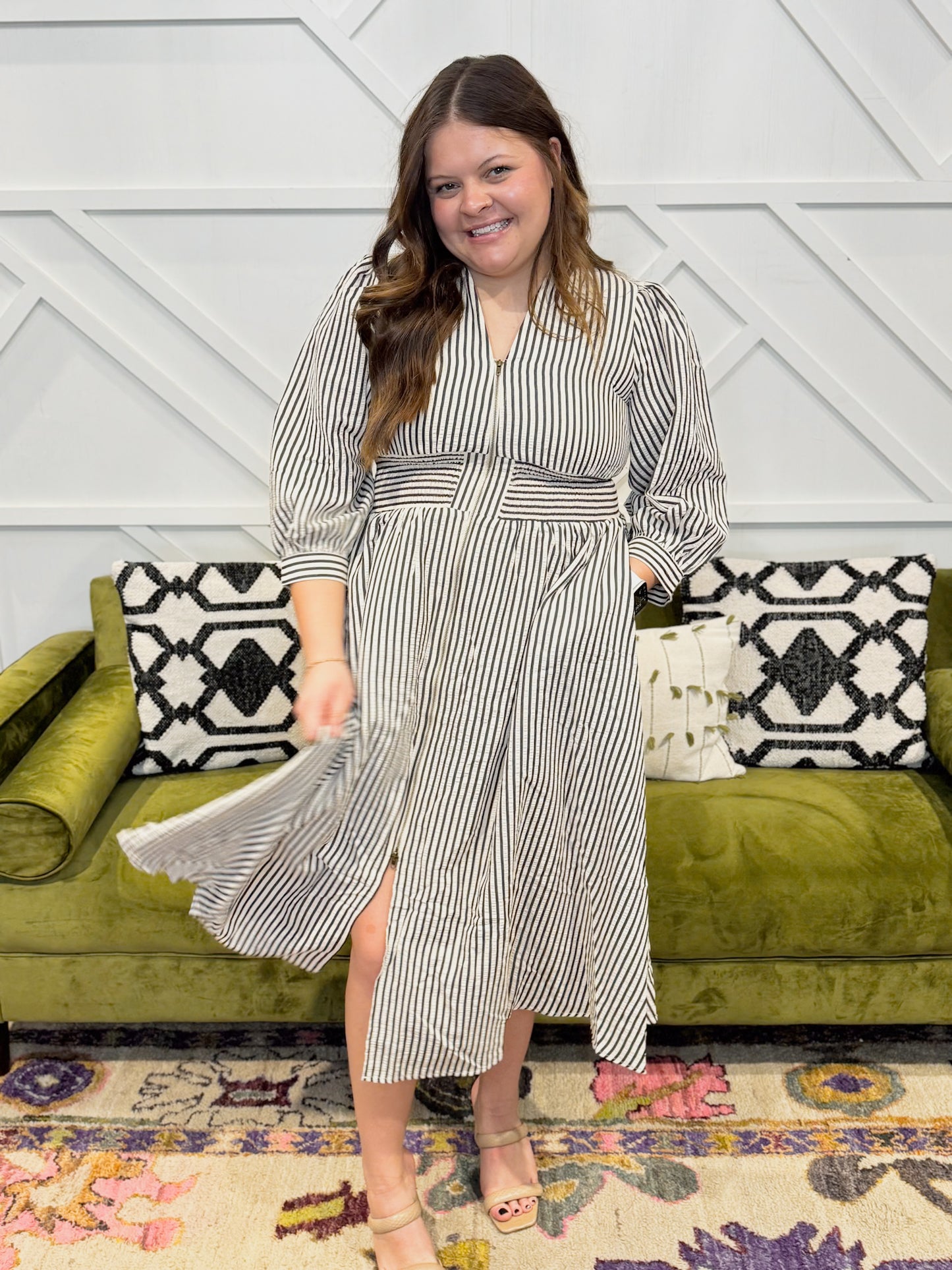 Ally Striped Dress