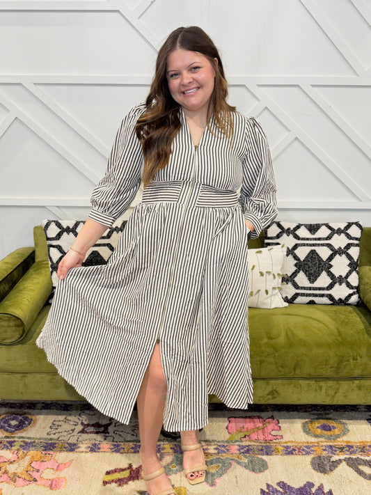 Ally Striped Dress