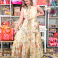Rachel Floral Midi Dress