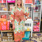 Bordered Shirt Dress