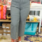 Gingham Straight Leg Pant