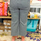 Gingham Straight Leg Pant