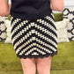 Crochet Lace Trimmed Skirt