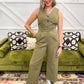 McKenna Button Down Jumpsuit