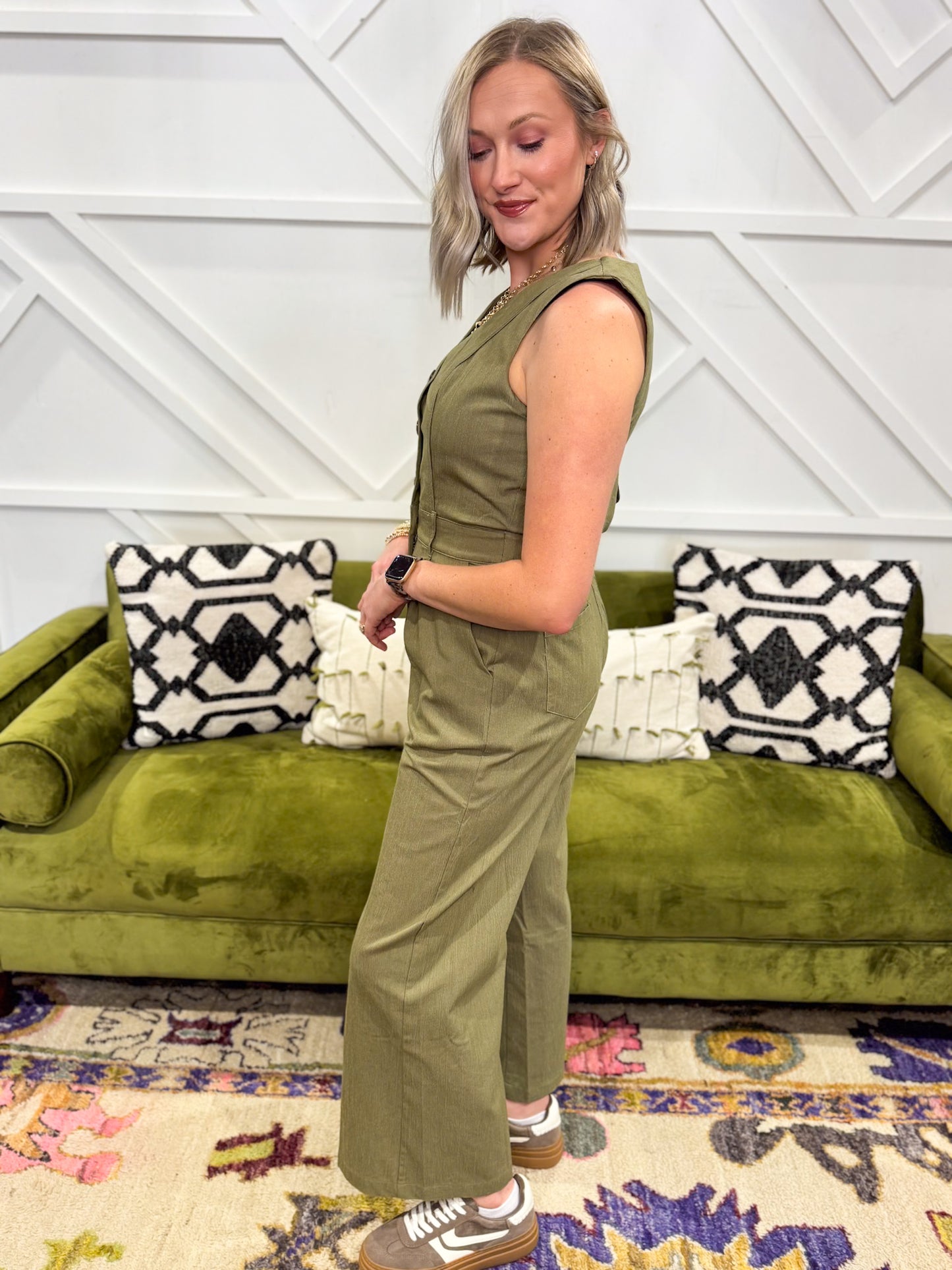 McKenna Button Down Jumpsuit