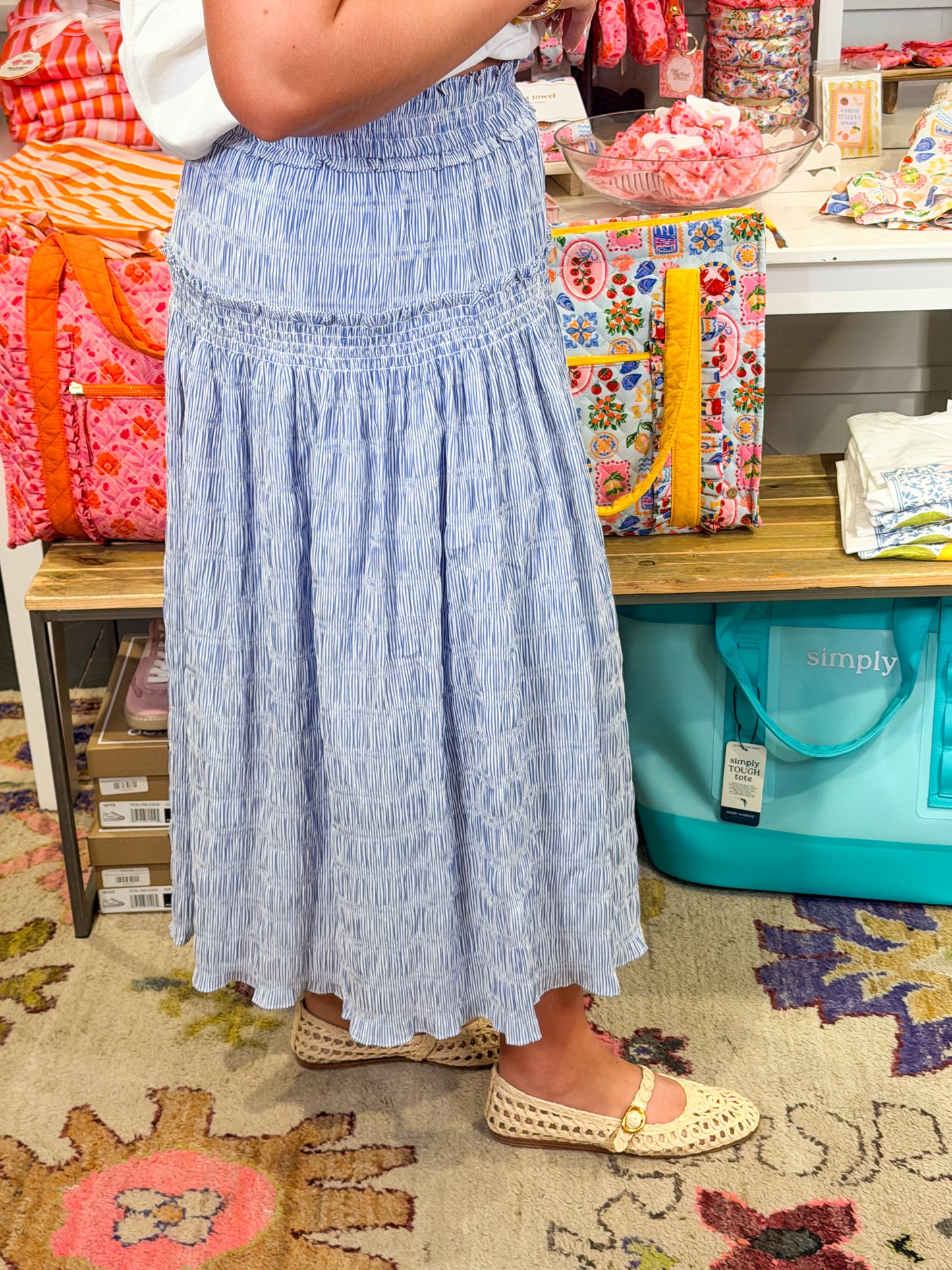 Tianna Striped Skirt