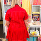 Pleated Shirt Dress