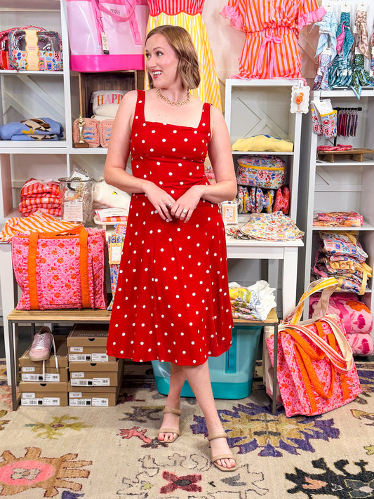 Red Polka Dot Dress