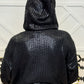 Metallic Black Hoodie