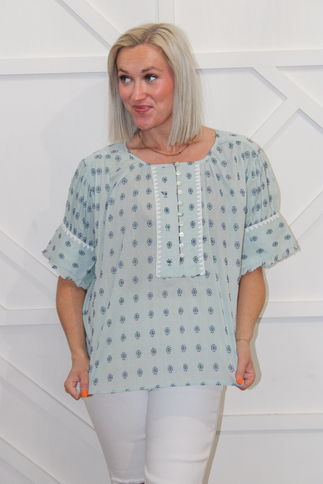 Stitched Up Popover Top
