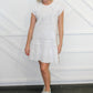 Lora White Embroidered Dress