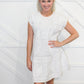 Lora White Embroidered Dress