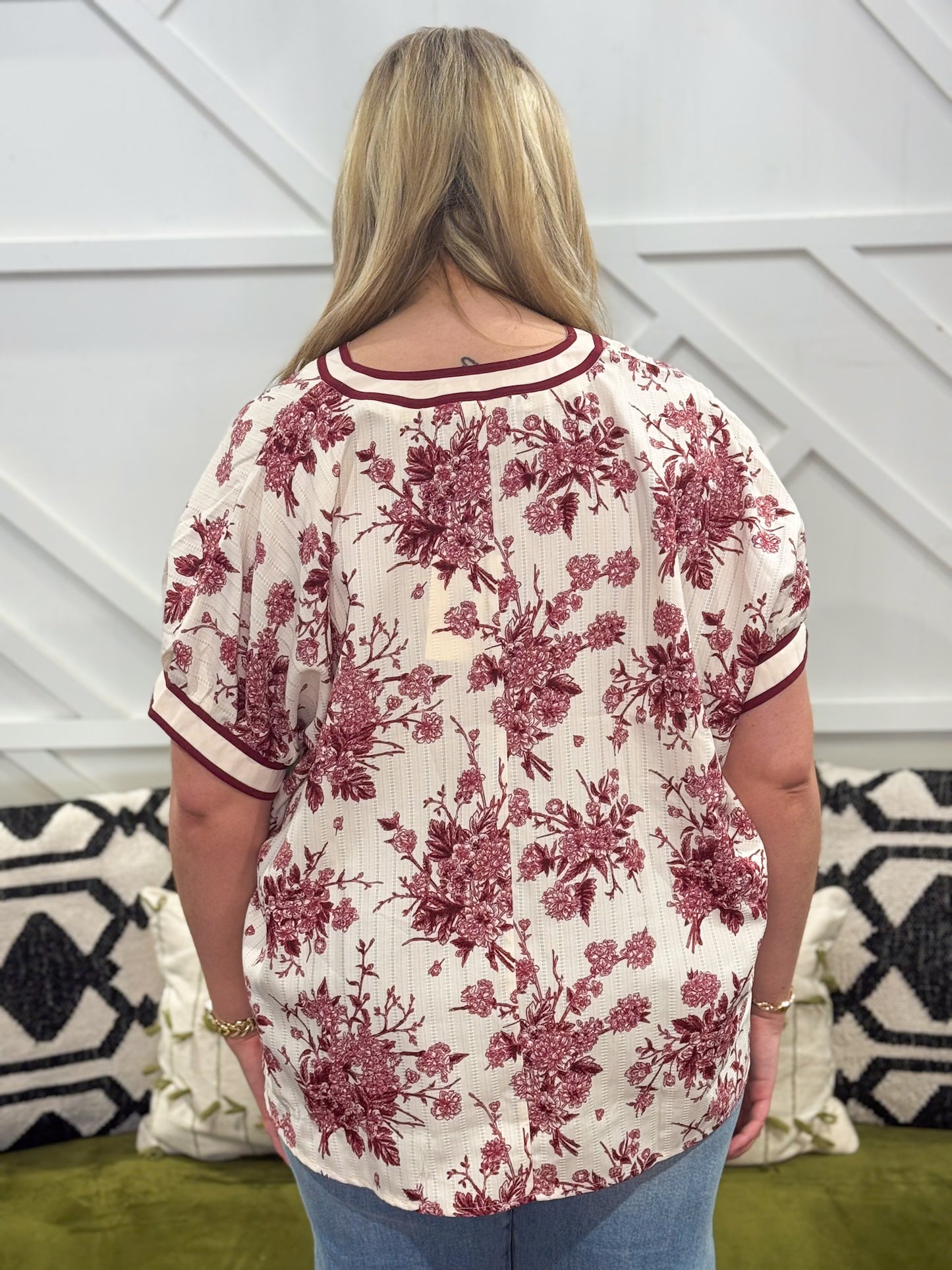 Aletta Floral Print Top
