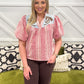 Poppy Puff Sleeve Gingham Top