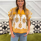 Patched Pattern Top