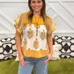 Patched Pattern Top