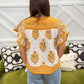 Patched Pattern Top
