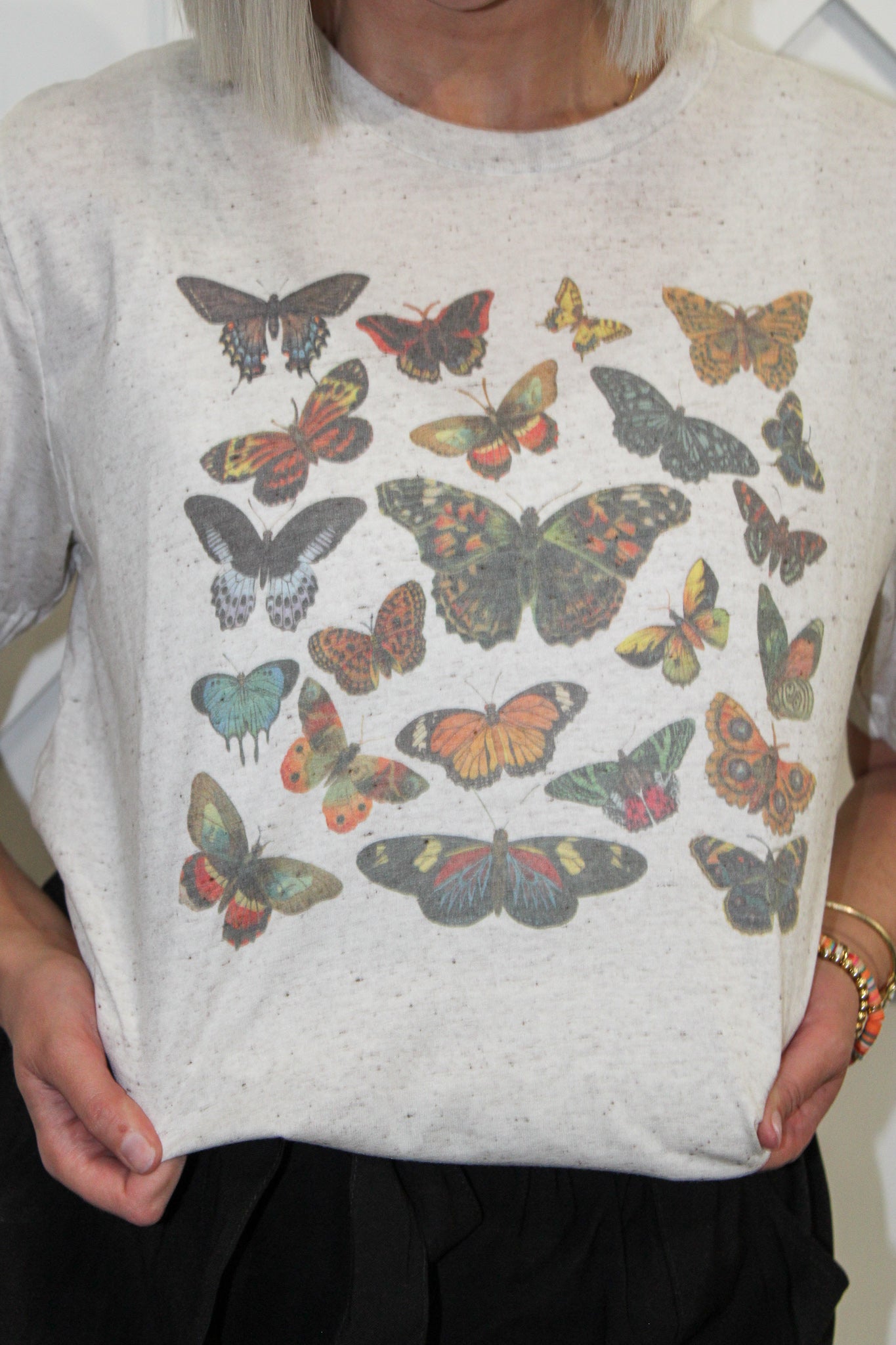 Vintage Butterfly Collage Tee