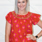 Pop Smocked Top