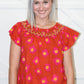 Pop Smocked Top