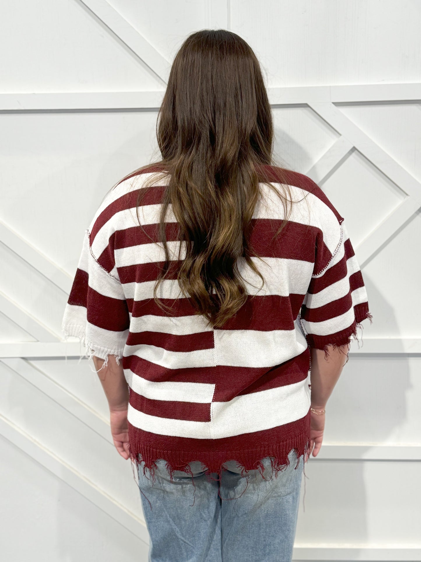 Gigi Striped Knit Sweater