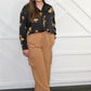 Leopard Print Button Down Top