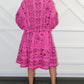 Hot Pink Jacquard Jacket