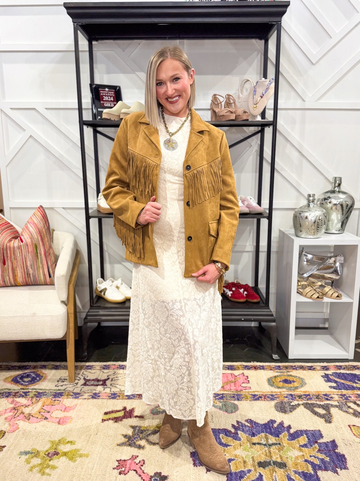 Oakley Butterscotch Suede Jacket