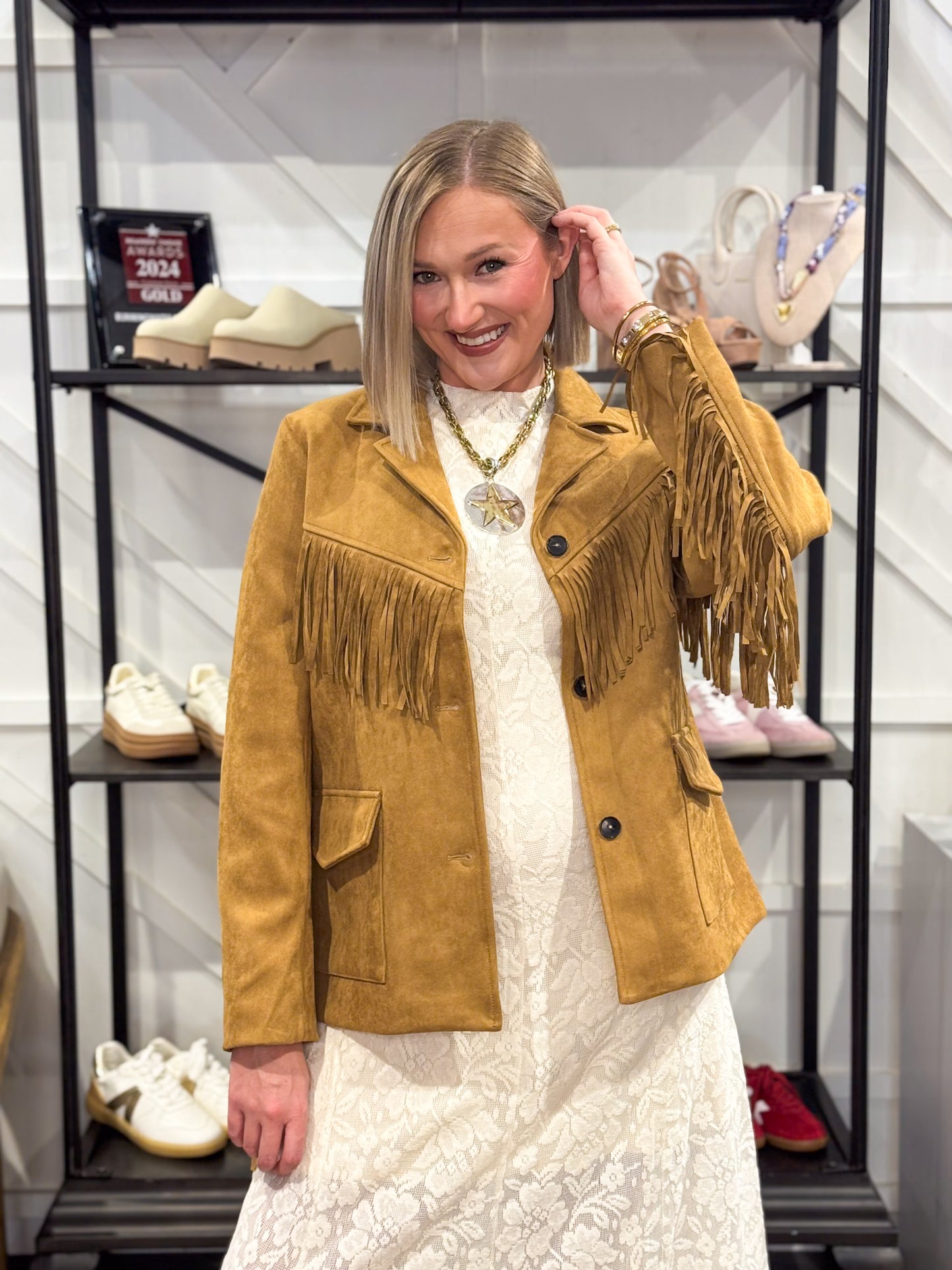 Oakley Butterscotch Suede Jacket