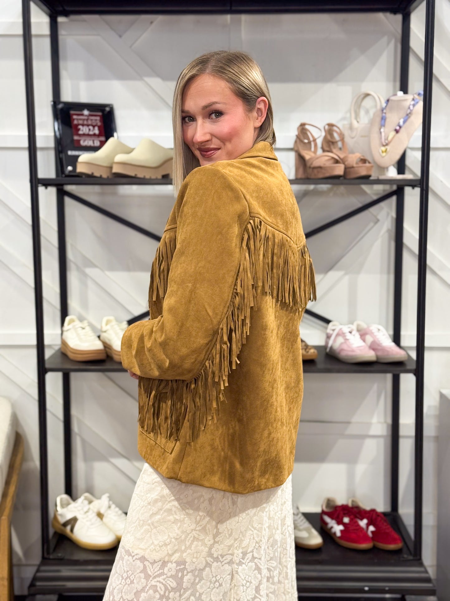 Oakley Butterscotch Suede Jacket