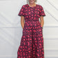 Rebecca Printed Midi Dress