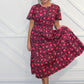 Rebecca Printed Midi Dress