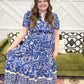 Printed Tiered Maxi Dress