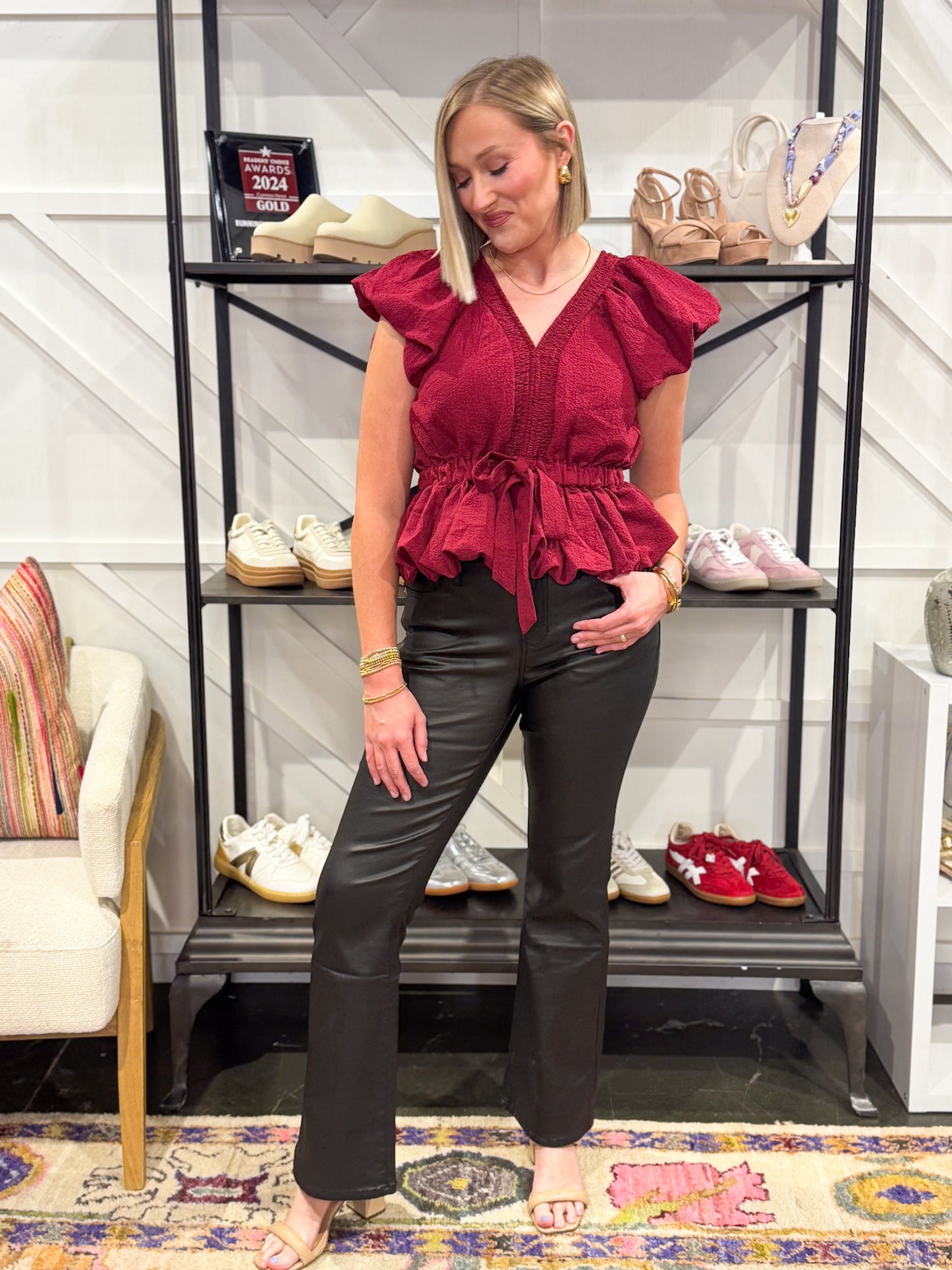 Nickki Puff Sleeve Top