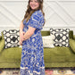 Printed Tiered Maxi Dress