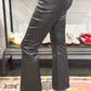 Jaxtyn Black Pleather Jean