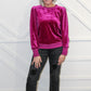Belle Velvet Sweatshirt