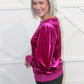 Belle Velvet Sweatshirt