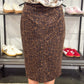 Cheetah Suede Skirt