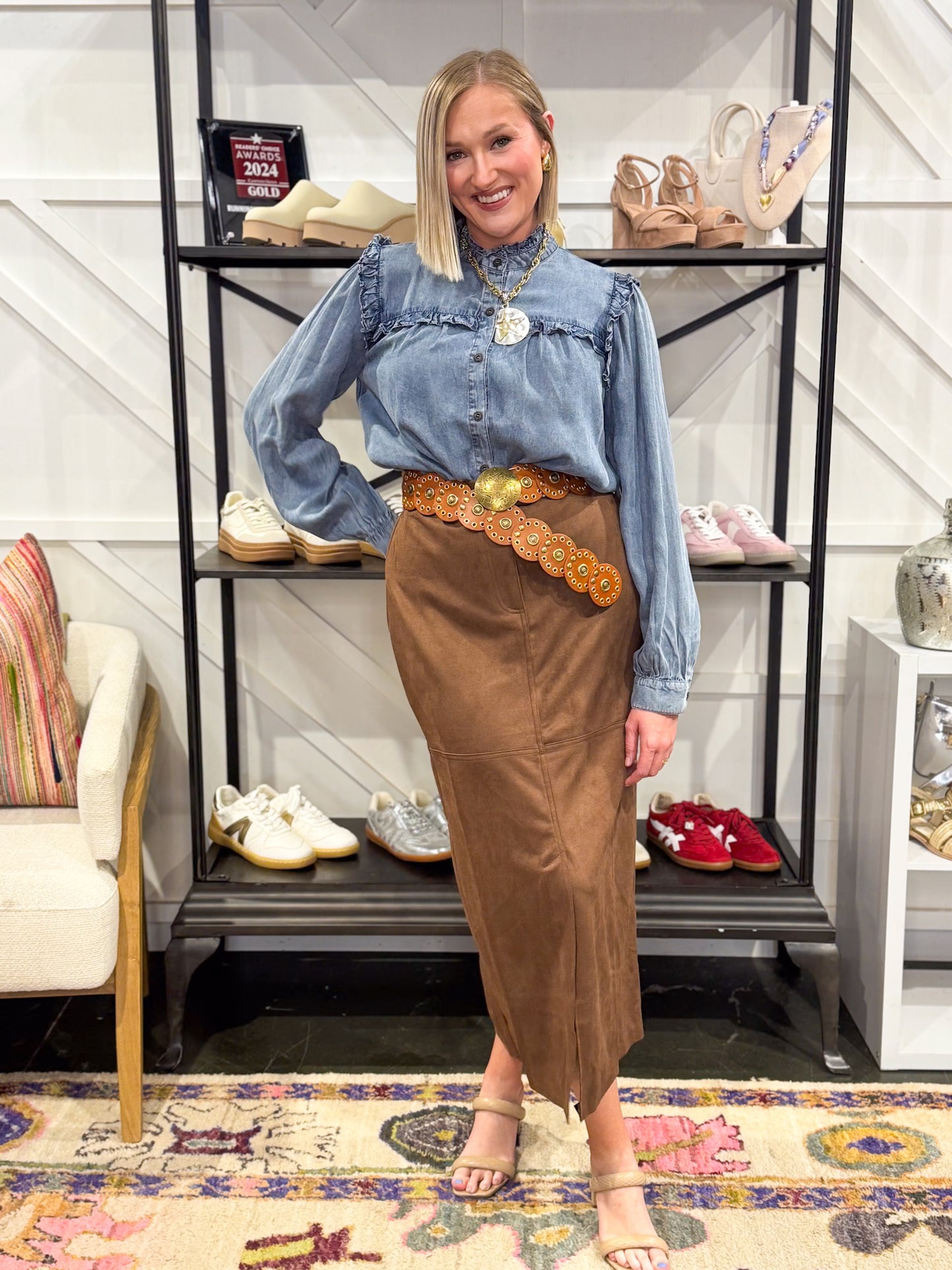 Willow Tencel Button Down Top