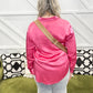 Galina Raspberry Shirt