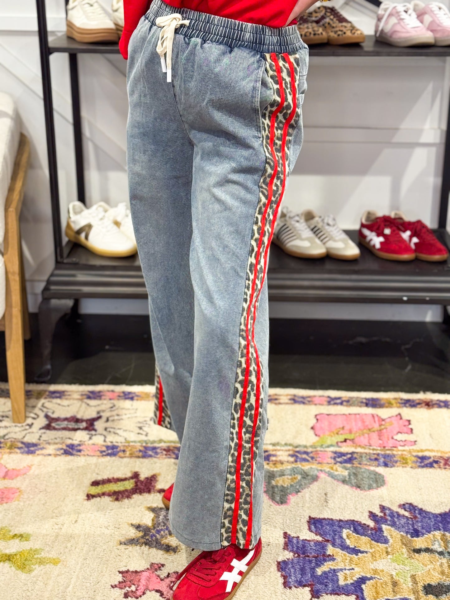 RP Leopard Stripe Jean