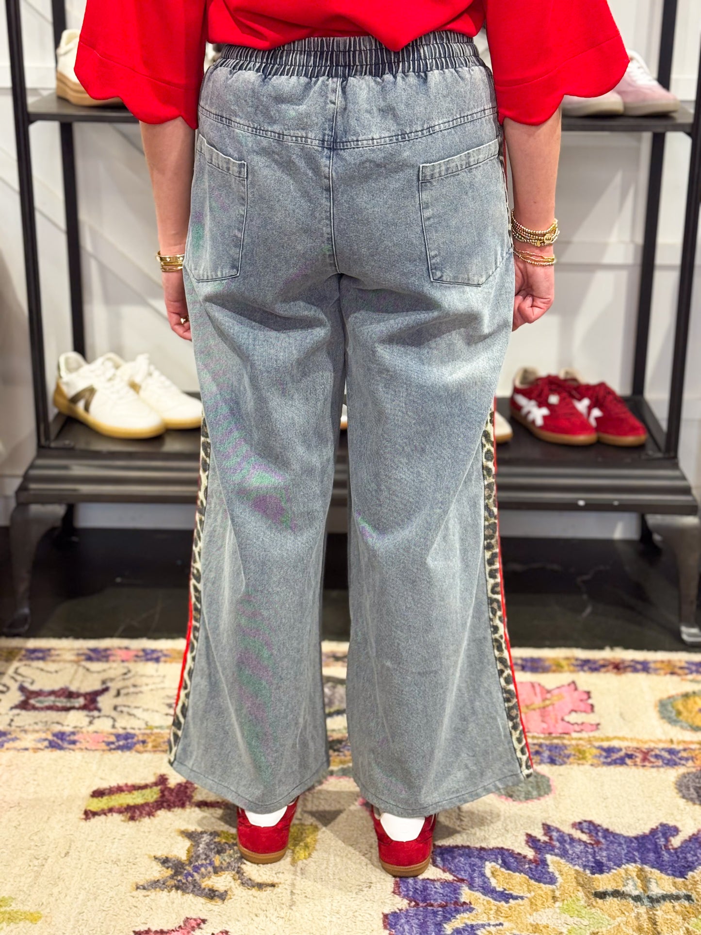 RP Leopard Stripe Jean