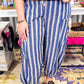 Soft Washed Striped Pocket Pant